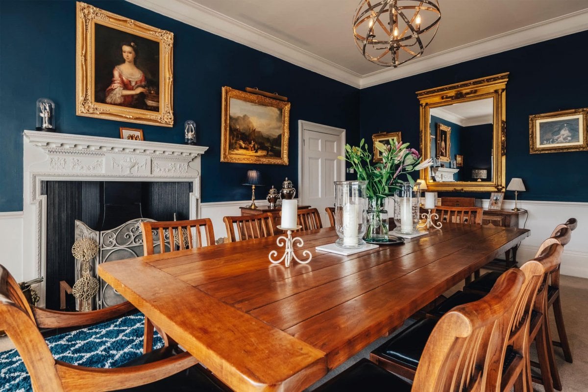 The formal dining room is a space to make memories